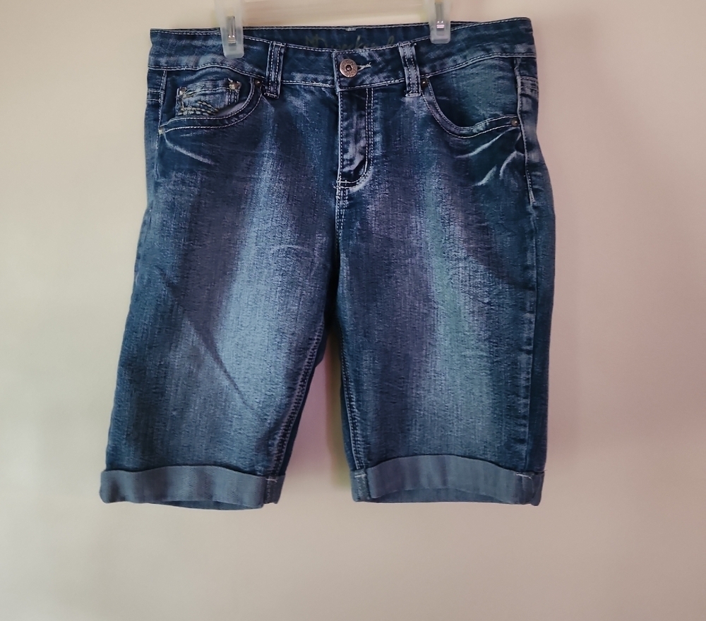 New Directions Blue Jean Shorts